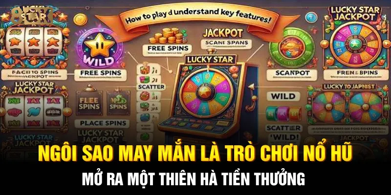 Ngôi sao may mắn là trò chơi nổ hũ mở ra một thiên hà tiền thưởng